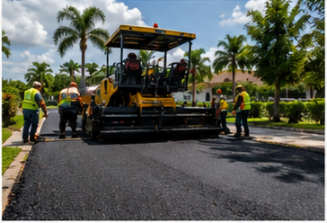 Asphalt paving